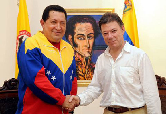 Visita del Presidente de Colombia a Venezuela